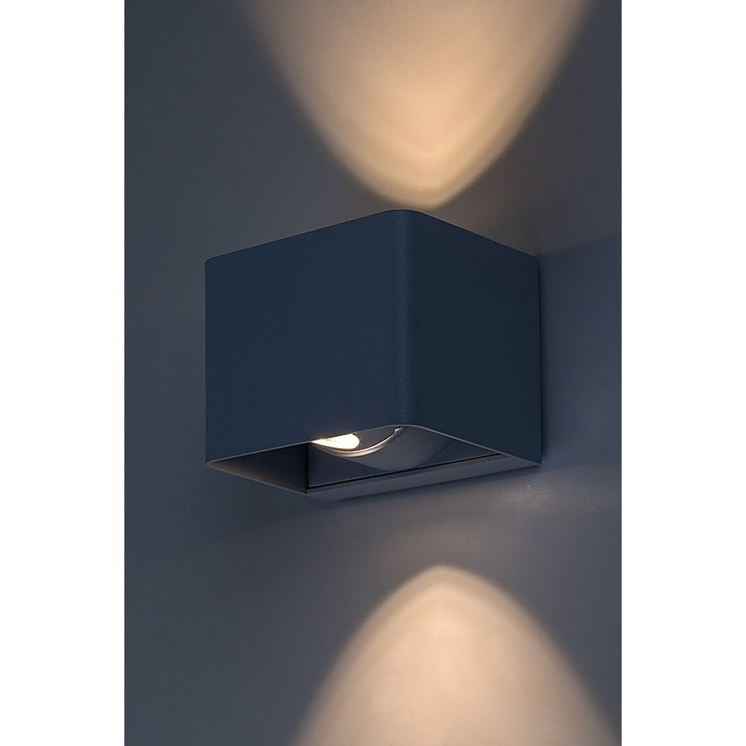 Rabalux Hallstatt - Wandlamp - Buitenwandlamp - IP54 - 10W - Grijs