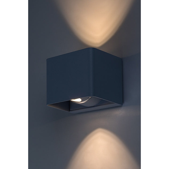 Rabalux Hallstatt - Wandlamp - Buitenwandlamp - IP54 - 10W - Grijs
