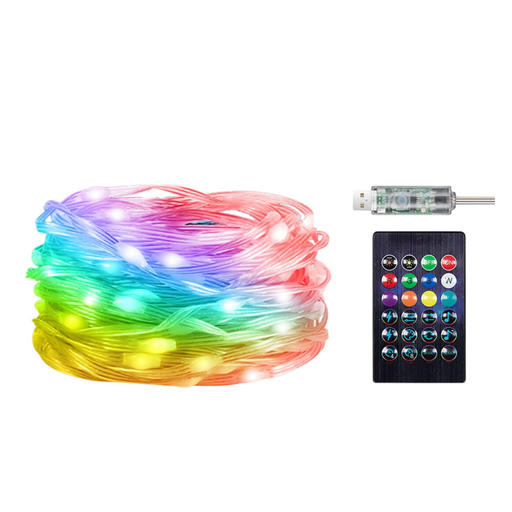 Rabalux buitenverlichting, RGB LED string, IP44, Wi-Fi, Bluetooth, Biri