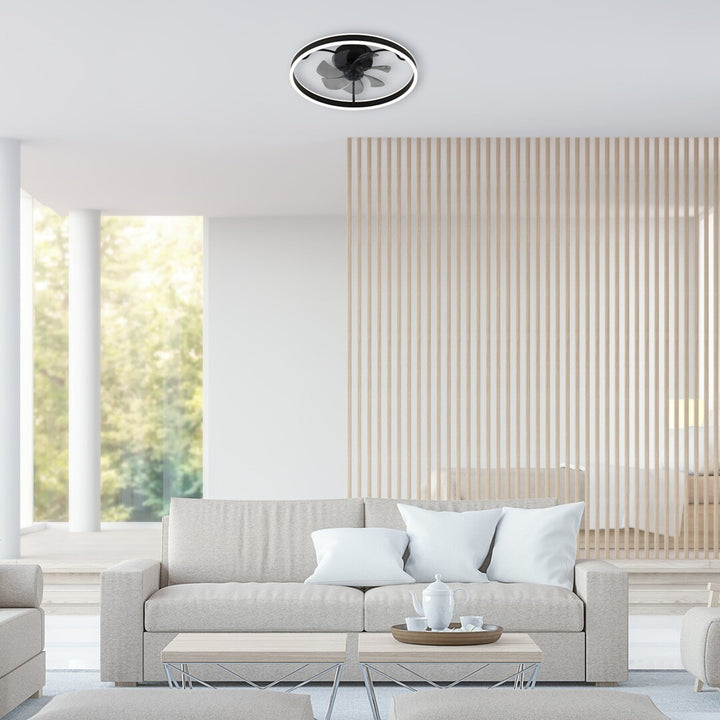 Rabalux plafondlamp, met ventilator, 40W, zwart, Fanfy