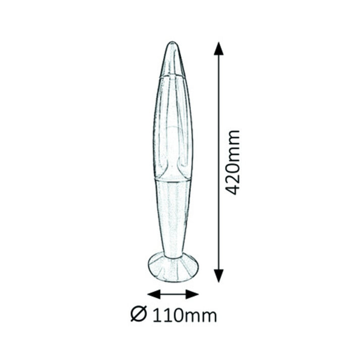Lolly Regenboog IP20 veelkleurige decoratieve lamp E14 1x MAX G45 25