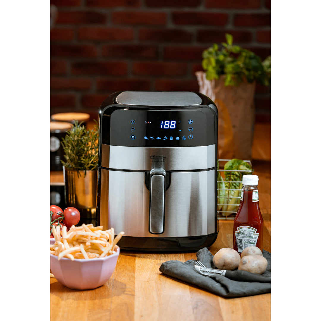 Vetvrije friteuse, 9 programma's, 5,0 L, Airfryer, Camry CR 6311