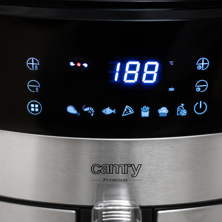 Vetvrije friteuse, 9 programma's, 5,0 L, Airfryer, Camry CR 6311