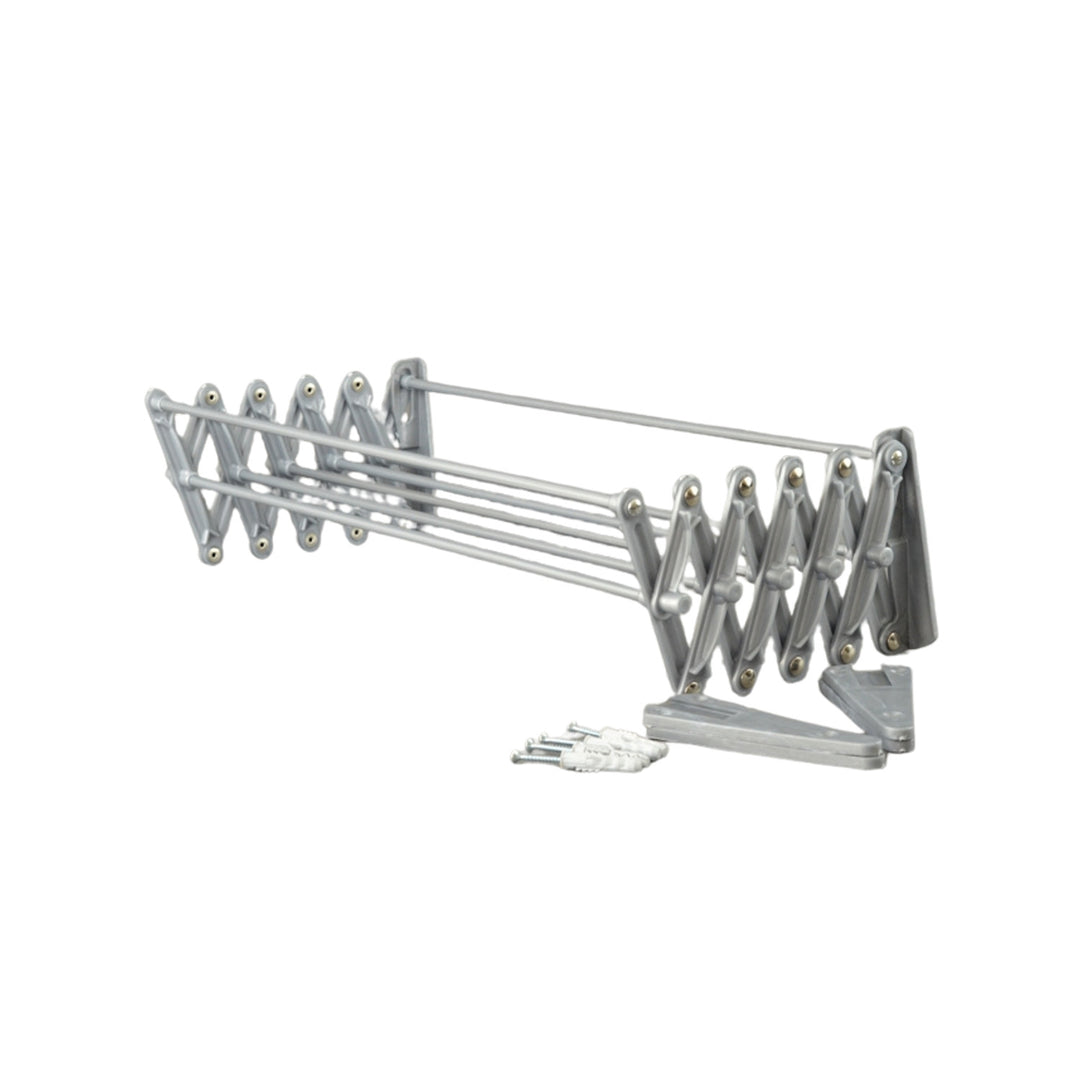 ABJ wasdroger, wandmodel, opvouwbaar, grijs, 100 cm
