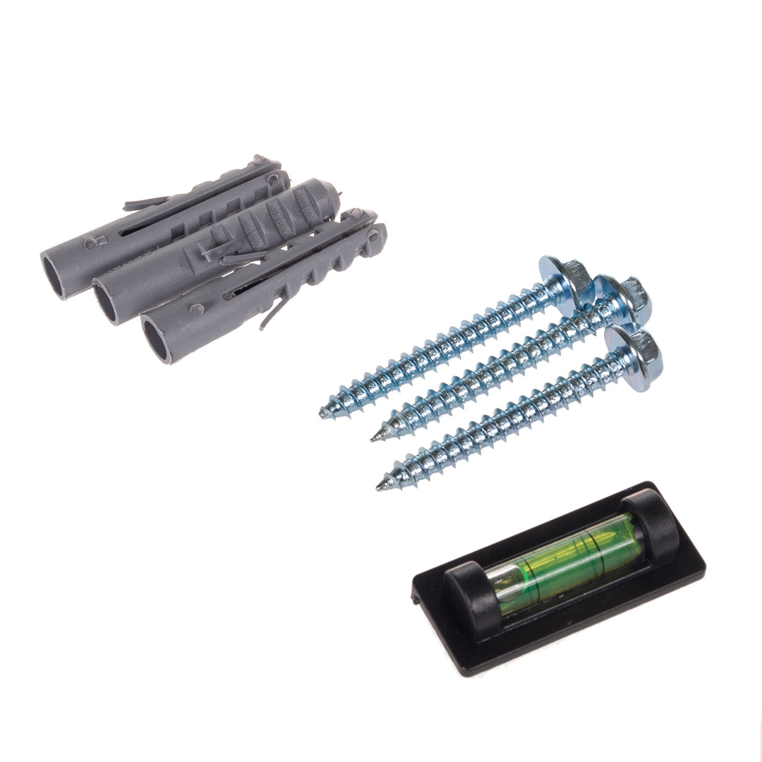 Maclean DVD-rek, max. 10kg, glas, MC-738, 2 stuks