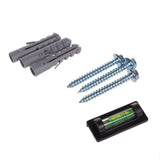 Maclean DVD-rek, max. 10kg, glas, MC-738, 2 stuks