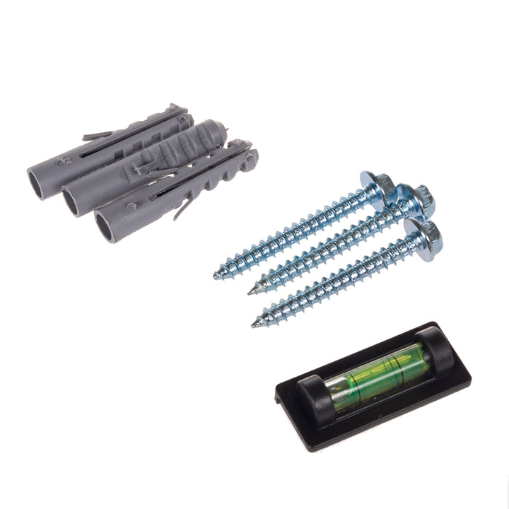 Maclean DVD-rek, max. 10kg, glas, MC-738, 2 stuks