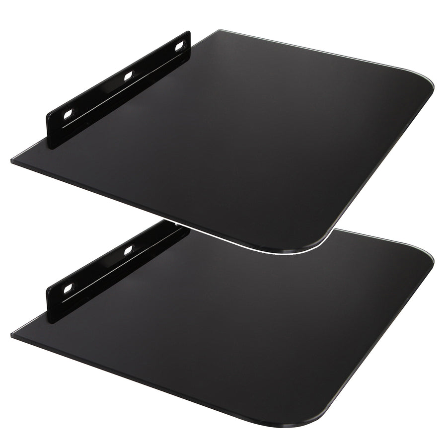Maclean DVD-rek, max. 10kg, glas, MC-738, 2 stuks