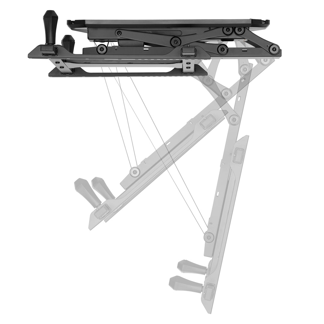 Maclean elektrische plafond TV-beugel, max VESA 600x400, voor schuine wanden, afstandsbediening, 32"-70", 35kg, MC-880 + Maclean HDMI 2.1a kabel, 3m, 8K HDR, MCTV-442