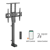 Elektrische uittrekbare steun voor Maclean, TUYA, 37''-80'', VESA 600x400, max 60kg, MC-866T + HDMI 2.0 4K 3D UHD 1,8m KABEL 48 bit