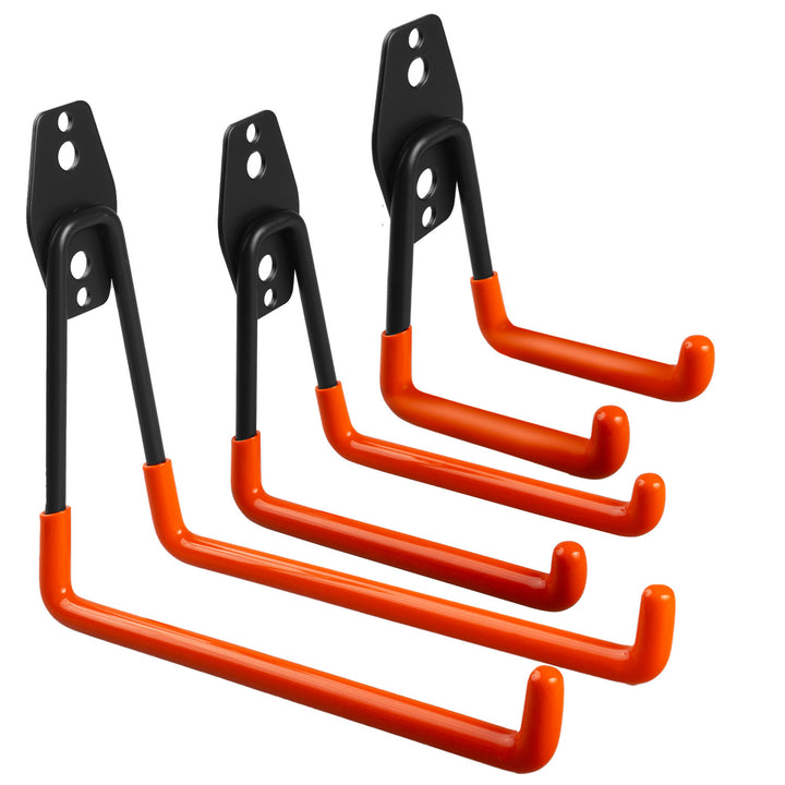 Garage muurbevestiging Maclean, voor banden, tuingereedschap, ladder, slangen. staal, maximale belasting 70kg, MC-442 + MC-443 maximale belasting 50kg + MC-444 maximale belasting 25kg