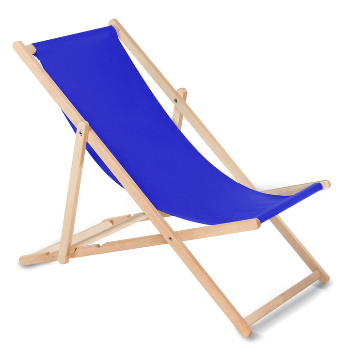 4x houten tuinstoel stevig donkerblauw