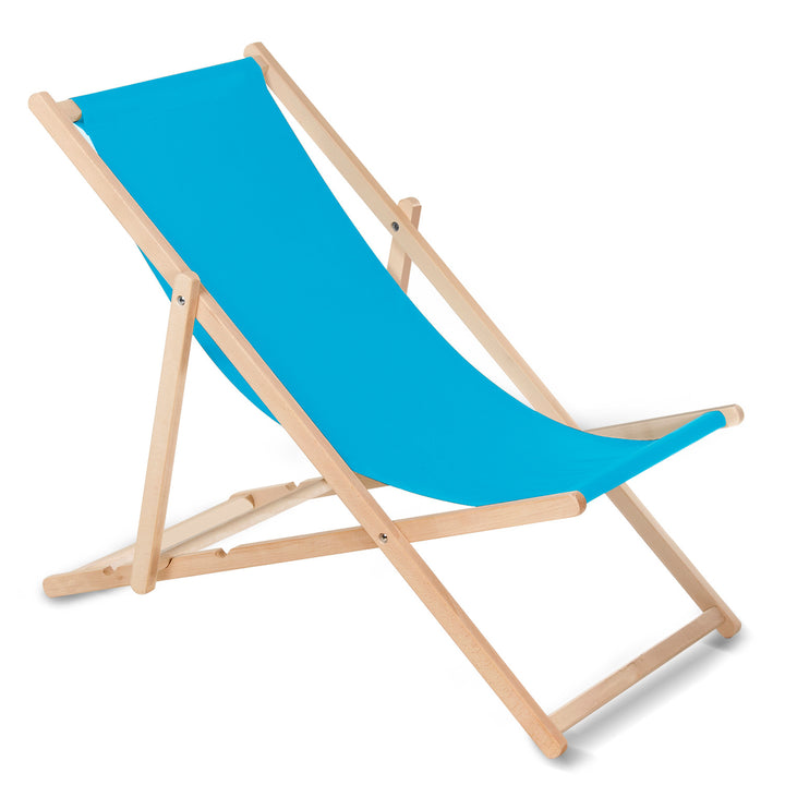 GreenBlue GB183 blauw beuken klassiek ligbed, 4 stuks