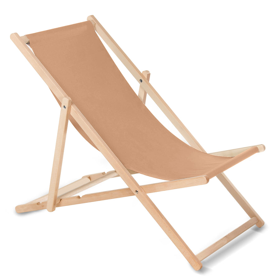 GreenBlue GB183 cappuccino beuken klassieke ligstoel, 4 stuks