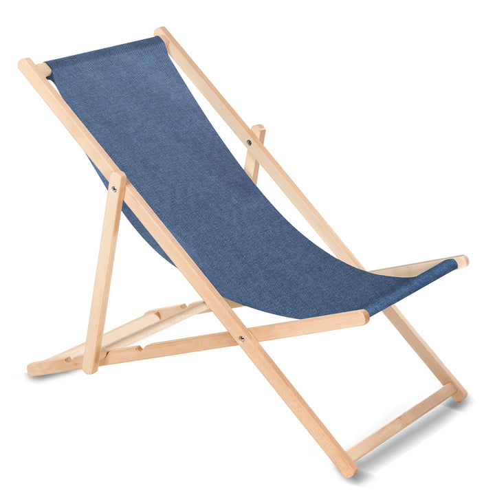 GreenBlue GB183M gemêleerd blauw beuken klassiek ligbed, 4 stuks