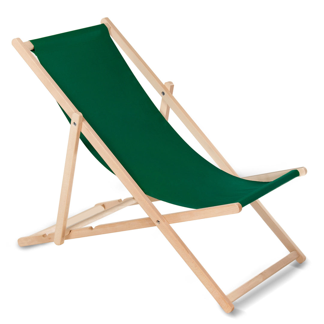 GreenBlue GB183 beuken classic ligstoel donkergroen, 4 stuks
