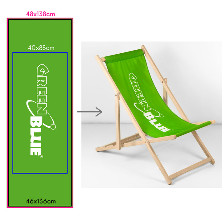 GreenBlue GB183 beuken klassieke relaxfauteuil met je eigen print, 4 stuks