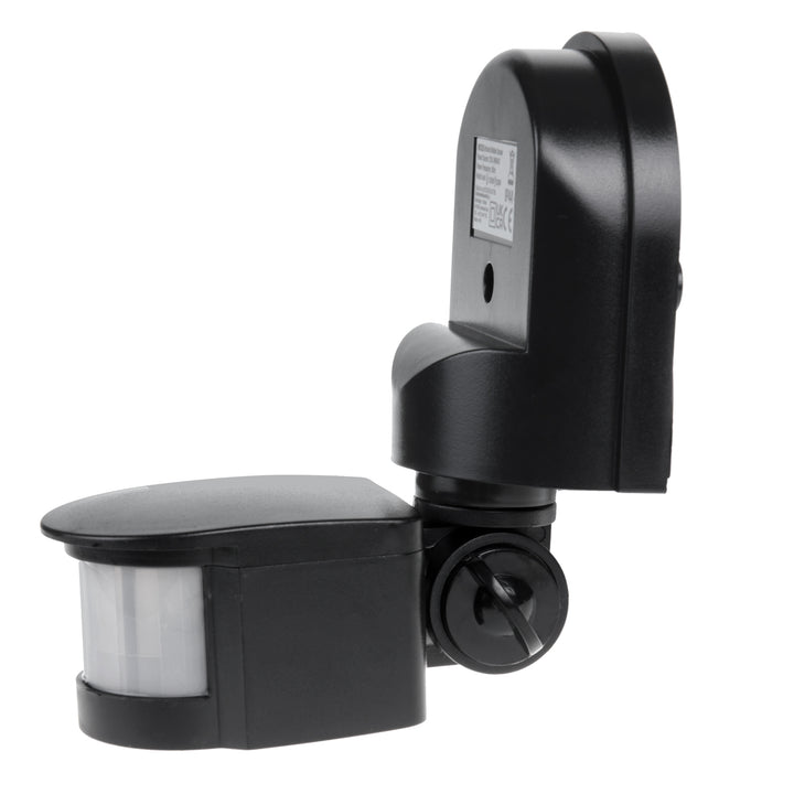 Maclean - Set van 2 stuks - bewegings- en schemersensor voor wandmontage, 180°, max. 1200W, zwart-wit, MCE25