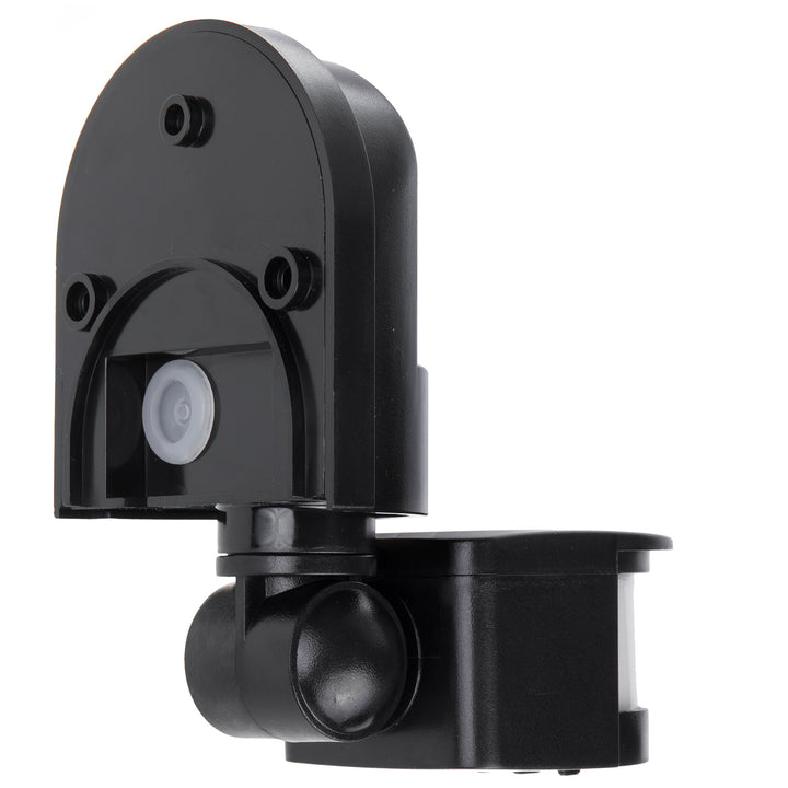 Maclean - Set van 2 stuks - bewegings- en schemersensor voor wandmontage, 180°, max. 1200W, zwart-wit, MCE25
