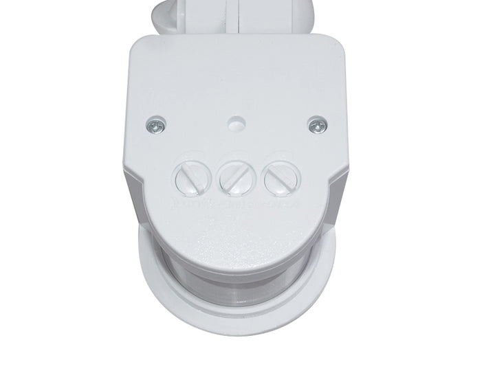 Maclean - Set van 2 stuks - bewegings- en schemersensor voor wandmontage, 180°, max. 1200W, zwart-wit, MCE25
