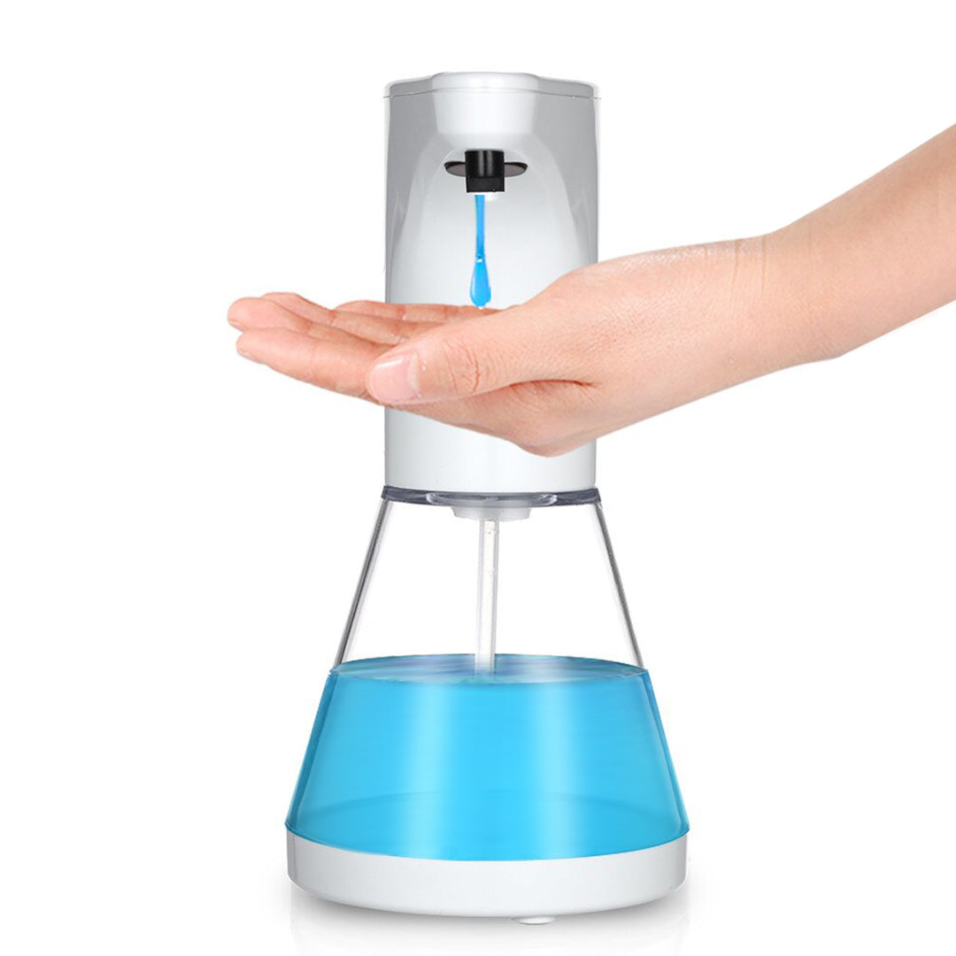 Promedix automatische dispenser, dispensercontainer voor vloeibare zepen, desinfecterende vloeistoffen, 480ml, 4xAA PR-530 + 4x Varta Industrial LR6/AA R-06 batterijen