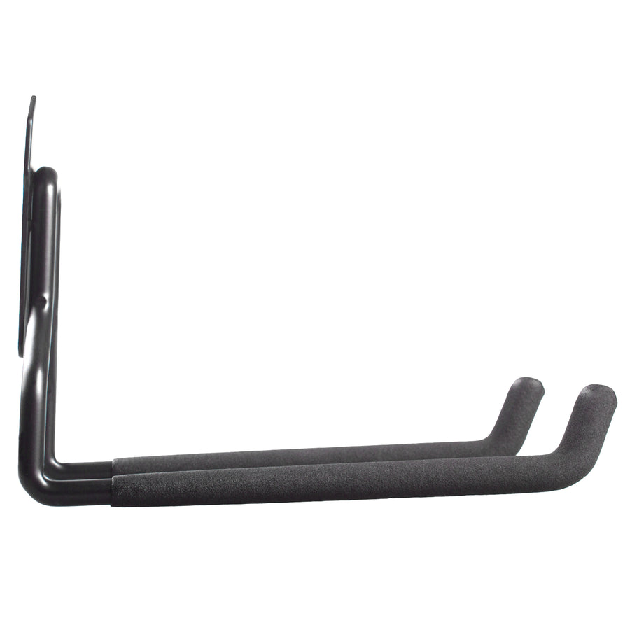 Maclean garage muurhaak, voor banden, tuingereedschap, ladder, tuinslangen, staal, max. belasting 35kg, MC-439 + garage stalen muurhaak 35kg zwart