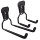 Maclean garage muurhaak, voor banden, tuingereedschap, ladder, tuinslangen, staal, max. belasting 35kg, MC-439 + garage stalen muurhaak 35kg zwart