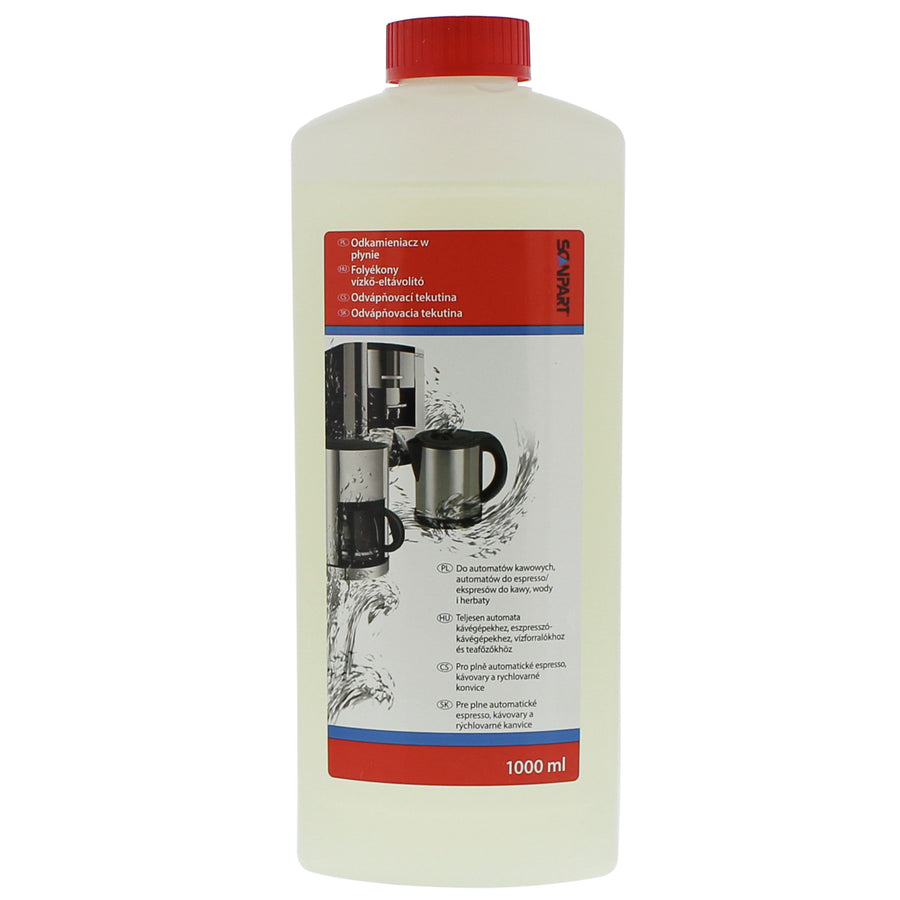 Ontkalker voor koffiezetapparaten, waterkokers, 1 liter, universeel, Scanpart