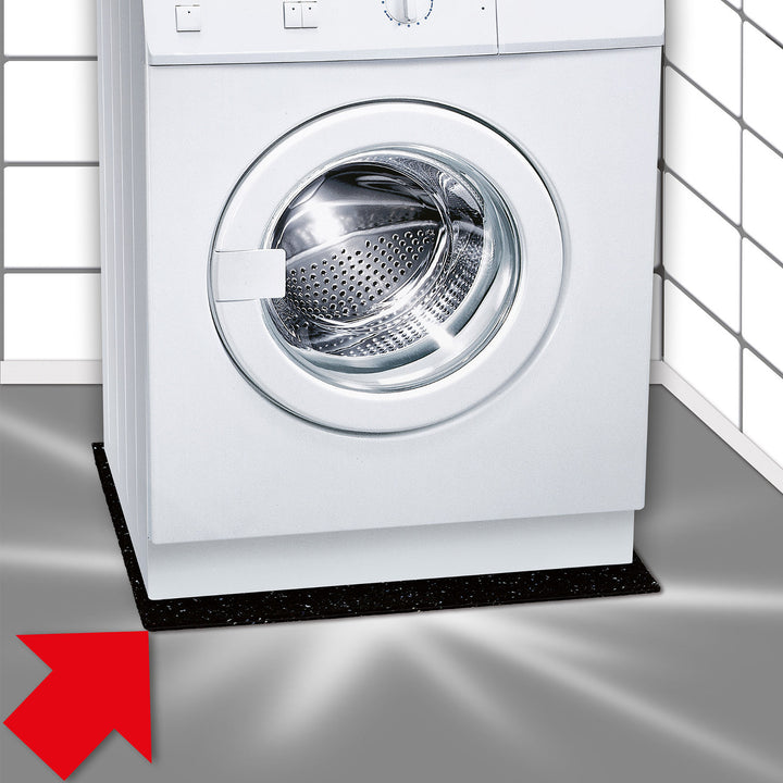 Scanpart anti-trillingsmat voor wasmachine - Trillingsdemper - Onderzetter - Extra dik - 60 x 60 x 0.8 cm