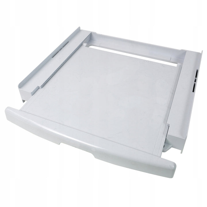 Universele was-droogcombinatie, uittrekbare plank, 60 cm, wit, Scanpart
