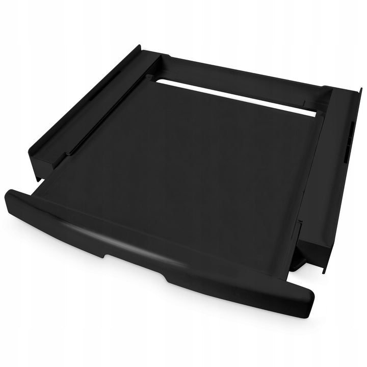 Universele was-droogcombinatie, uittrekbare plank, 60 cm, zwart, Scanpart