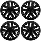 NRM The Best 15'' universele wieldoppen mat zwart 4 stuks