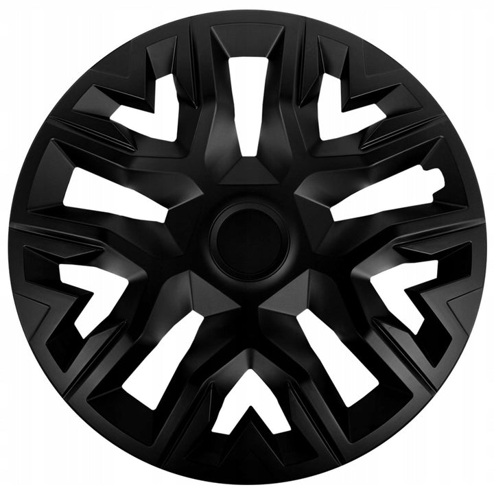 NRM De Beste 16'' universele wieldoppen matzwart 4 stuks