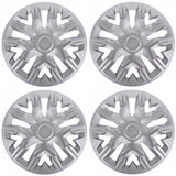 Universele wieldoppen 14'' NRM De Beste zilver 4 stuks