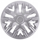 Universele wieldoppen 16'' NRM De Beste zilver 4 stuks