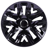 Universele wieldoppen 15'' NRM Perfecto zwart gelakt 4 stuks