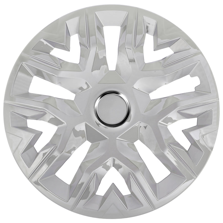 Universele wieldoppen 14'' NRM Perfecto zilver gelakt 4 stuks
