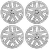 Universele wieldoppen 15'' NRM Perfecto zilver gelakt 4 stuks