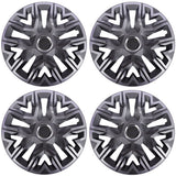 NRM Perfecto 15'' universele wieldoppen grafiet gelakt 4 stuks