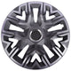 NRM Perfecto 15'' universele wieldoppen grafiet gelakt 4 stuks