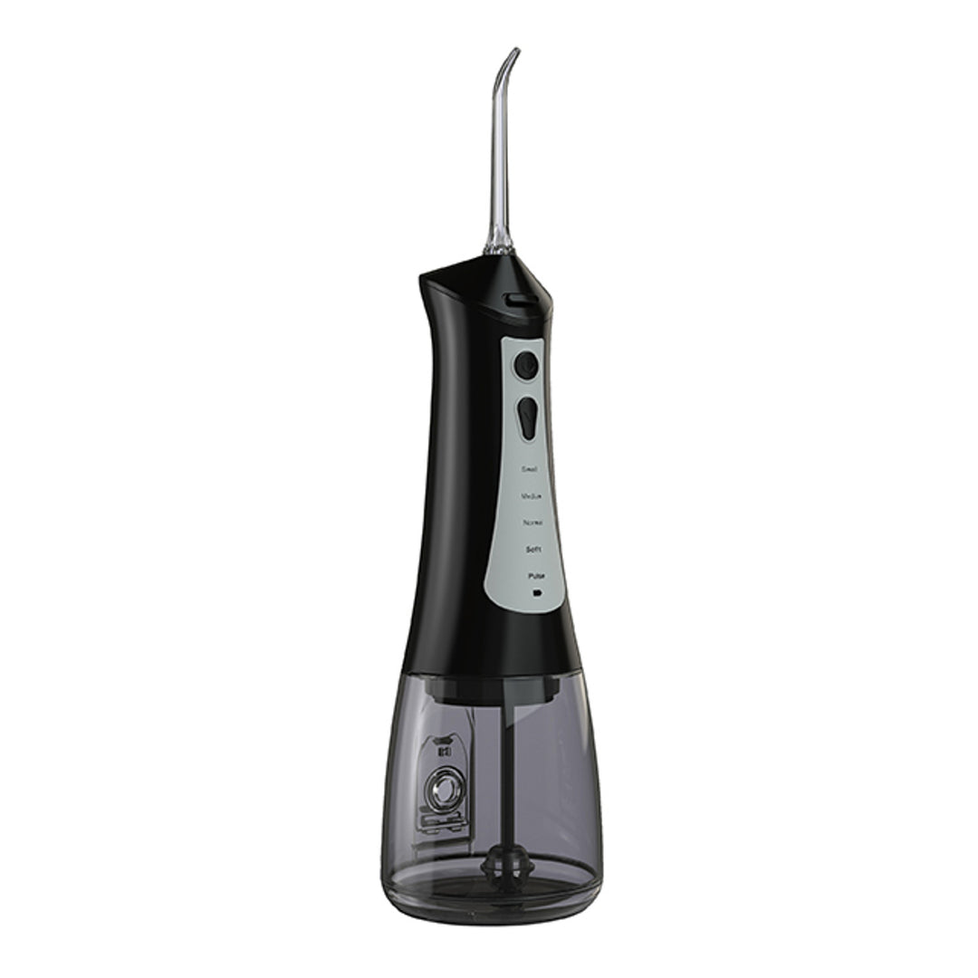 LAFE monddouche, 5 modi, 6 tips, zwart, CleanPRO