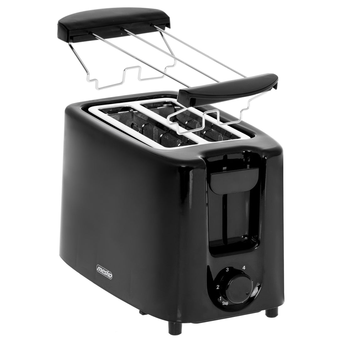 Mesko broodrooster, 2 sneetjes broodrooster, 900W, zwart, MS 3220