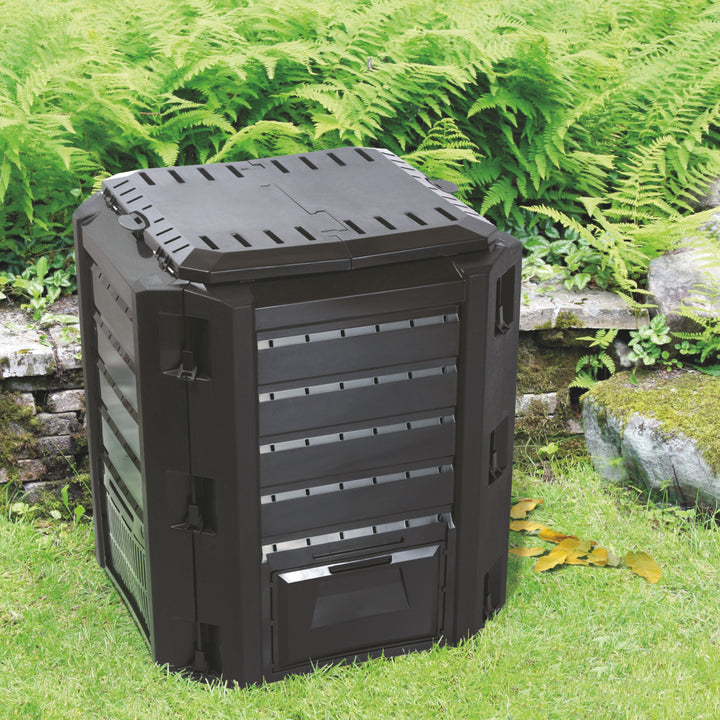 Prosperplast composteerbak, vorstbestendig, 380l, zwart, Compogreen