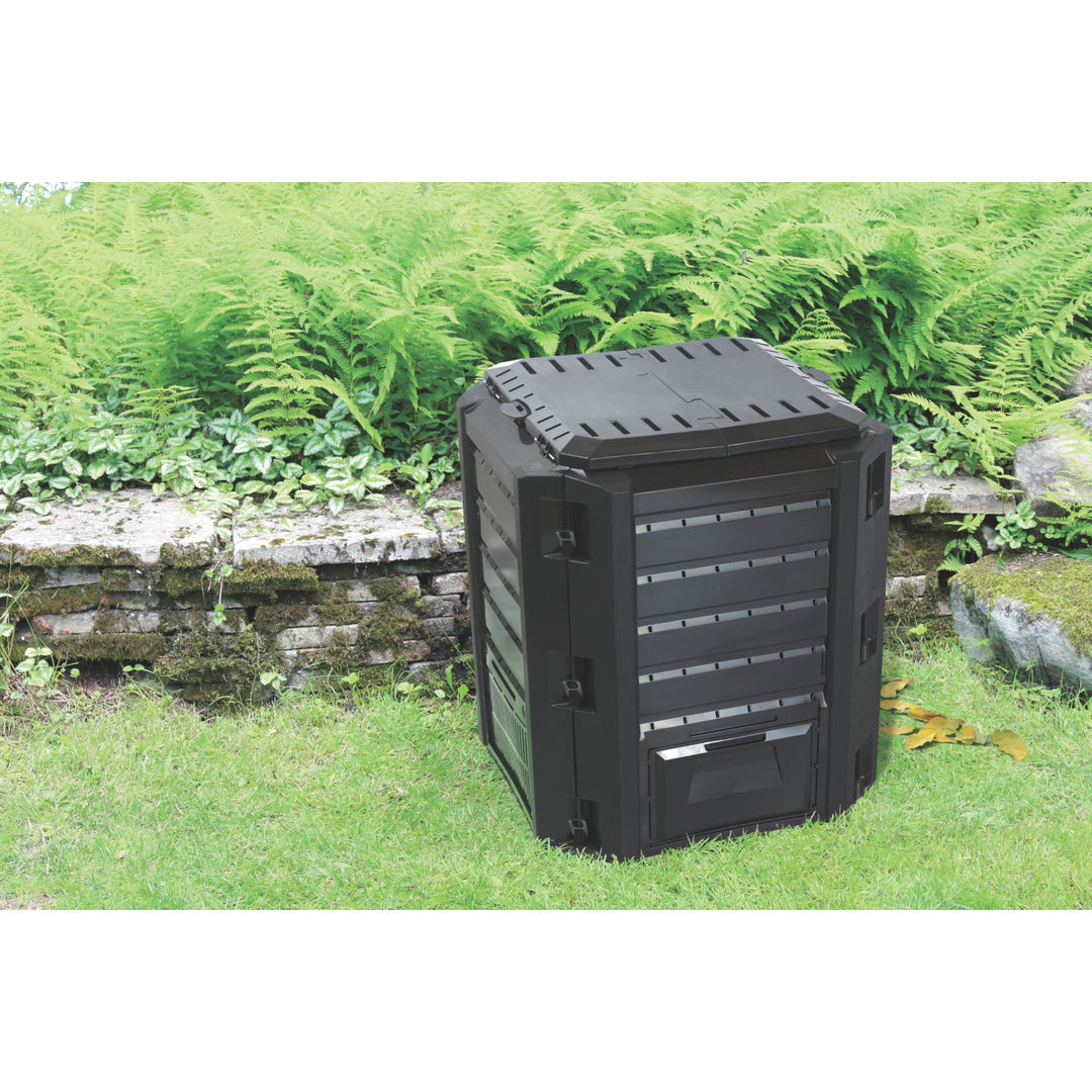 Prosperplast composteerbak, vorstbestendig, 380l, zwart, Compogreen