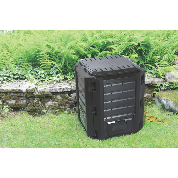 Prosperplast composteerbak, vorstbestendig, 380l, zwart, Compogreen