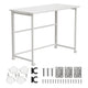 Maclean inklapbaar bureau, wit, verrijdbaar, blad 100x50cm, max. 50kg, MC-1250 W