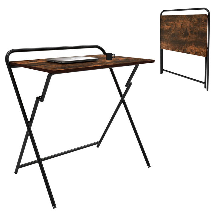 Maclean multifunctioneel laptopbureau, zwart, blad 50x80cm, 50kg max., MC-127 B