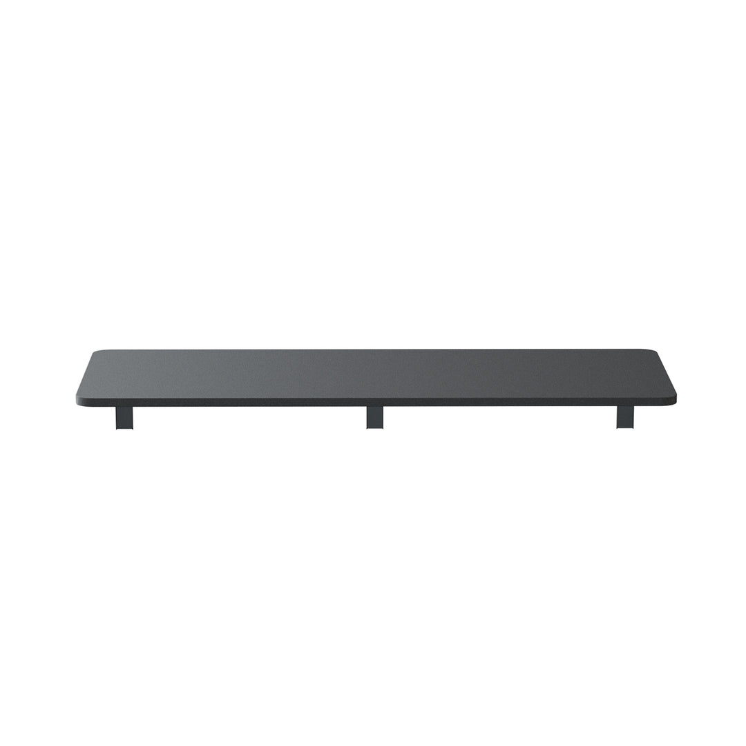 Maclean opklapbaar legbord, zwart, 100x40 cm, max 50 kg, MC-128 B