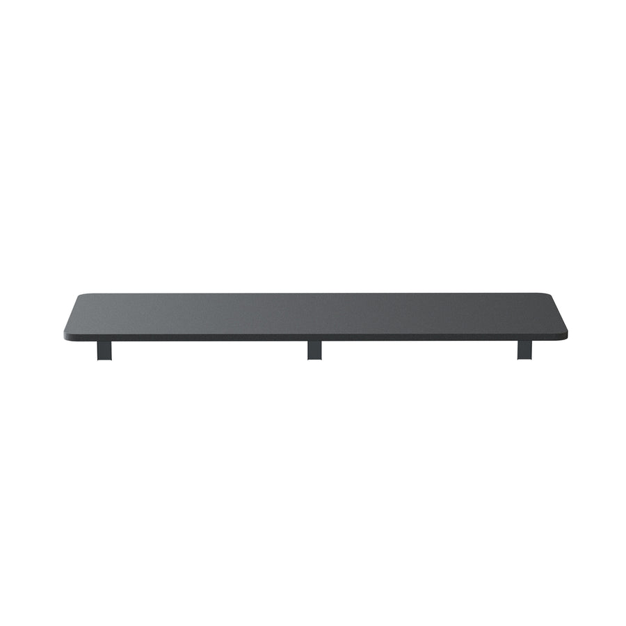 Maclean opklapbaar legbord, zwart, 100x40 cm, max 50 kg, MC-128 B