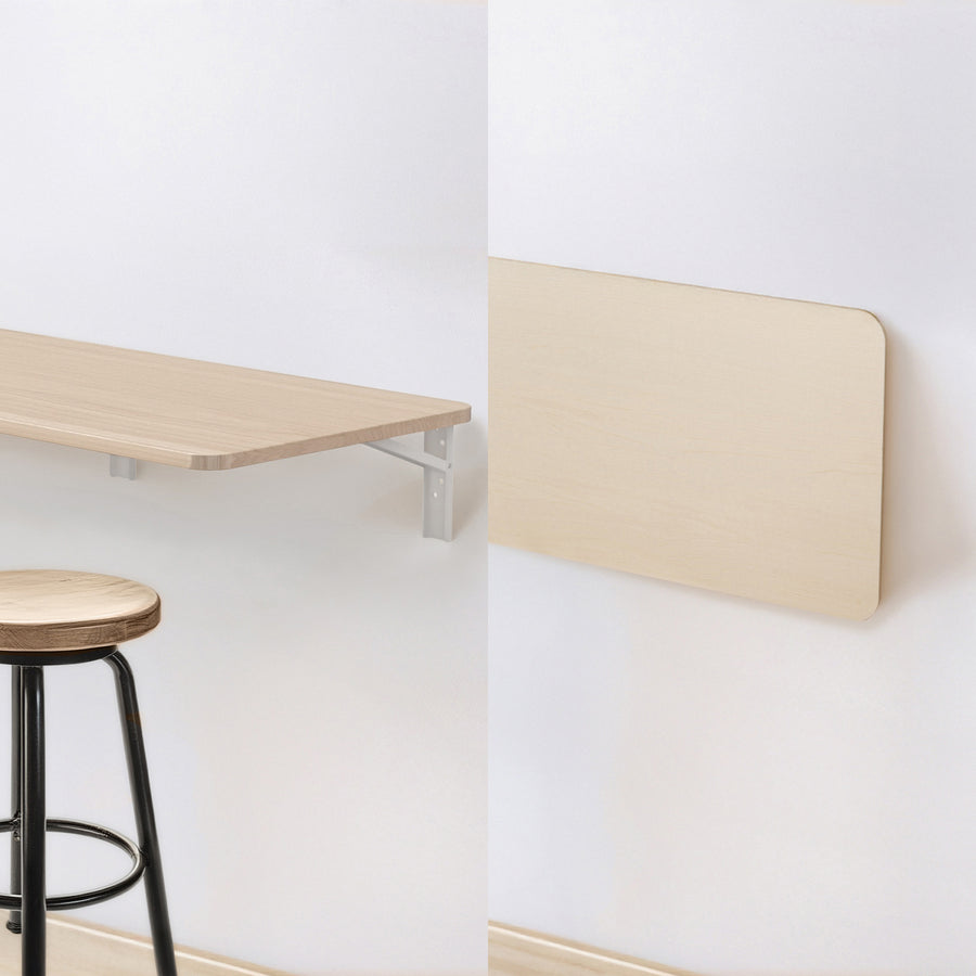 Maclean Vouwplank / tafelblad, lichte houtkleur, 100x40cm, max. 50 kg, MC-128 WD